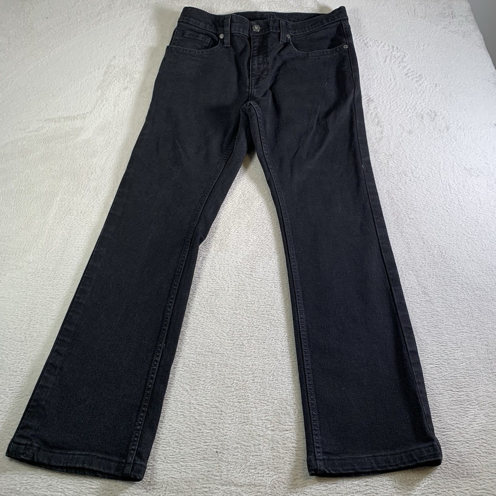 Cody James Jeans Mens 36x31 (Tag 36x34) Black Wyatt Slim Straight Dark Wash